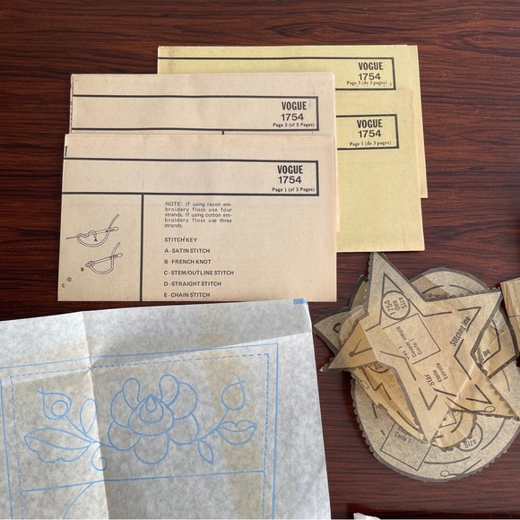 Vogue Stocking Pattern 1982 - Picture 3 of 3